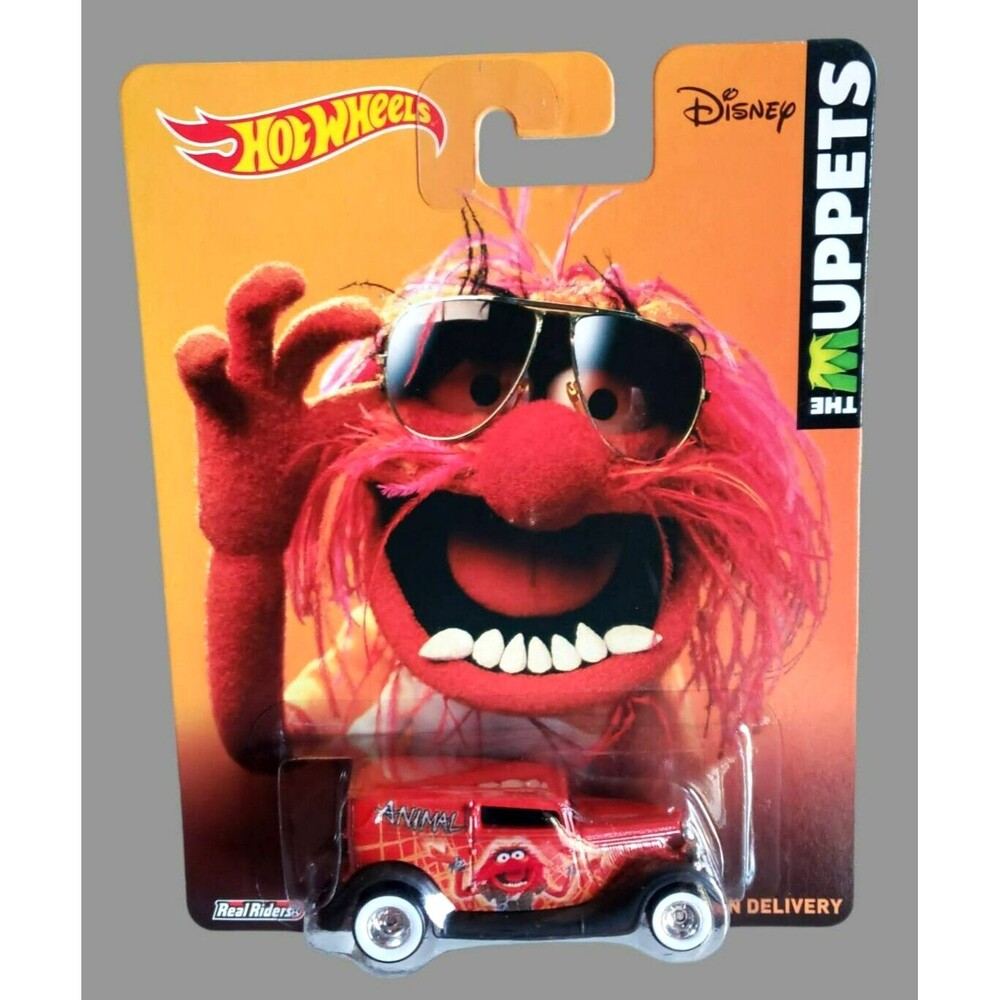 2014 Hot Wheels Pop Culture: The Muppets '34 FORD SEDAN DELIVERY Red/Black 1:64 - Picture 2 of 16
